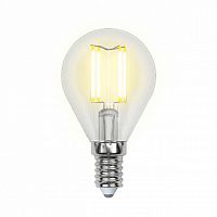 Лампа светодиодная IEK G45 Шар CL Е14 220В 5Вт 600Лм 4000К картинка 